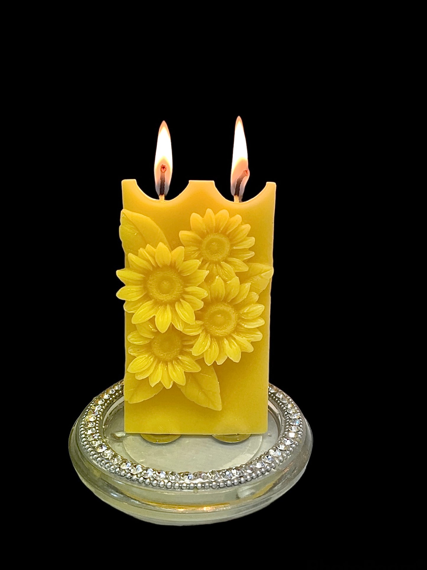 Silicone sunflower mold for candle soap resin chocolate