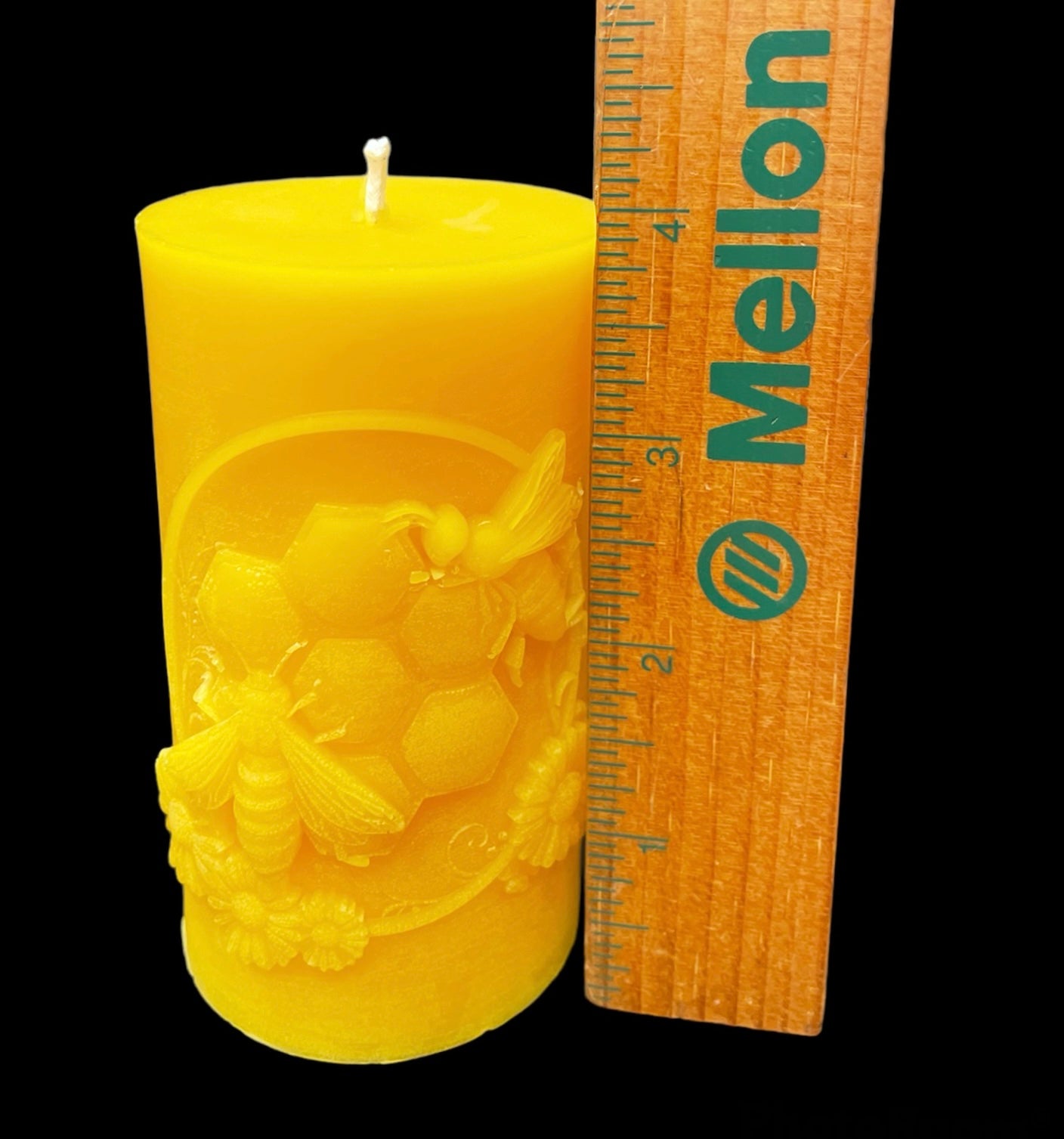 Silicone queen bee honeybee pillar candle mold