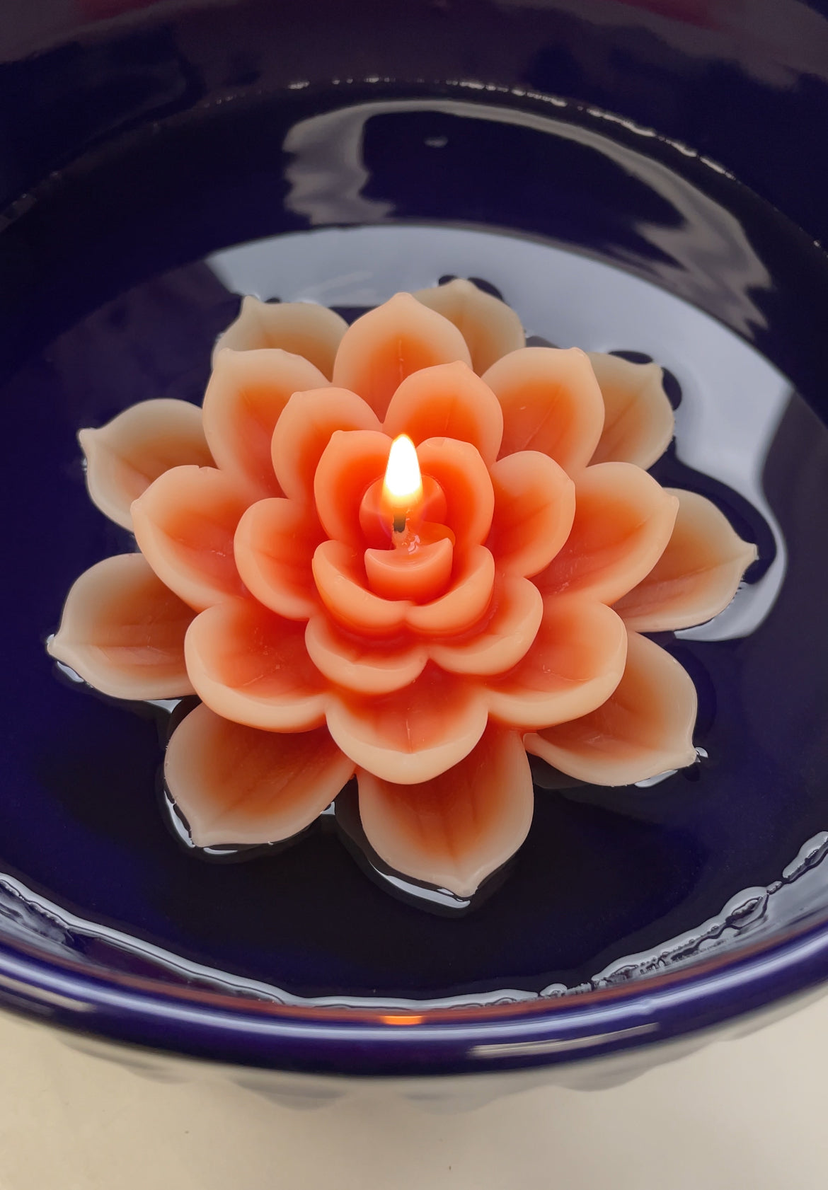 3D floating lotus flower mold 3.5”