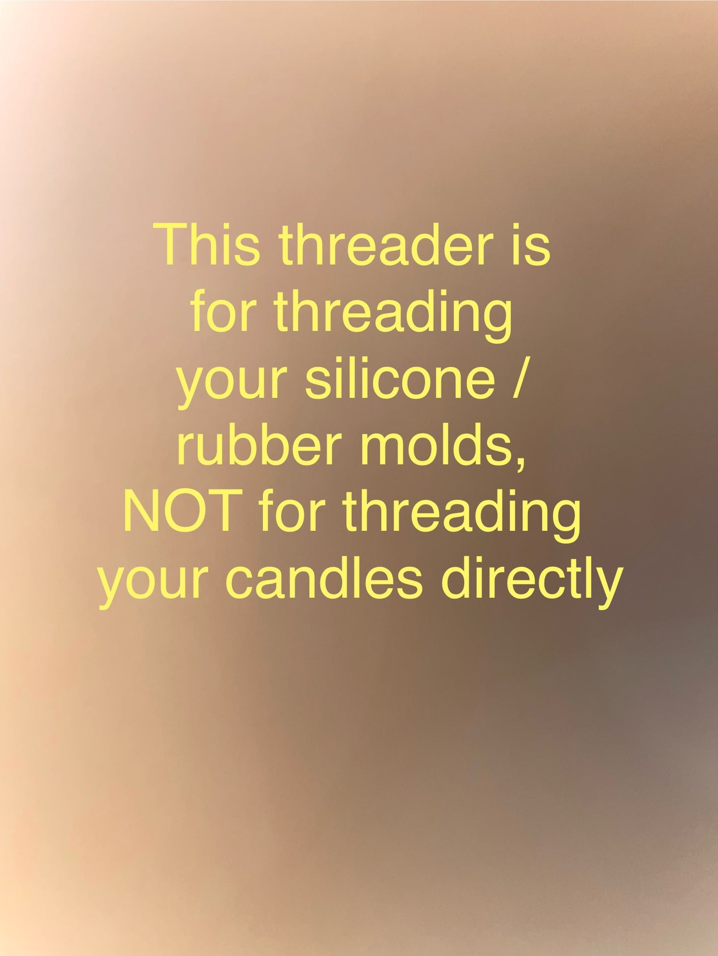 10.4” stainless steel wick threader with hook