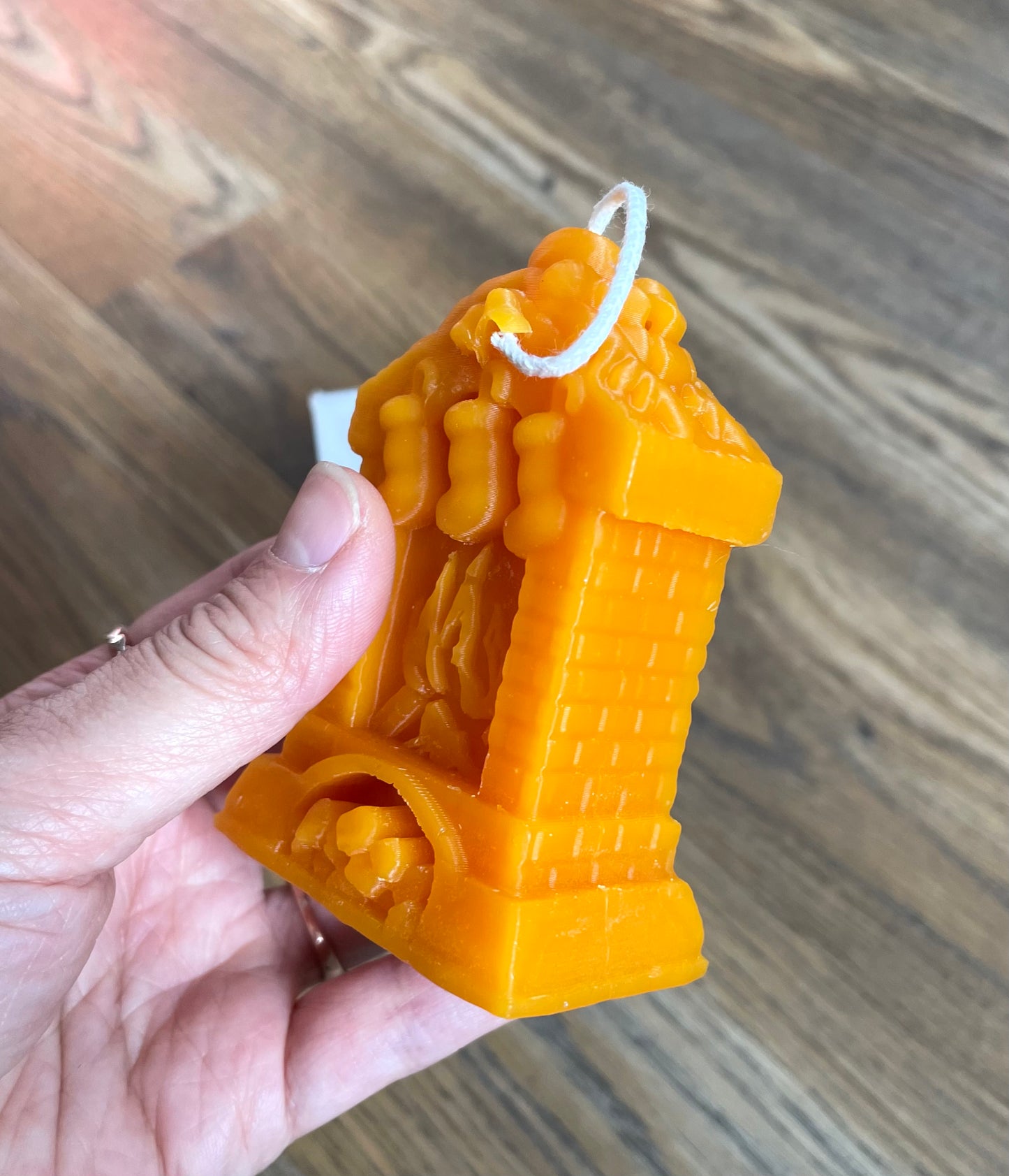 3D silicone fireplace mold for candle soap ornament