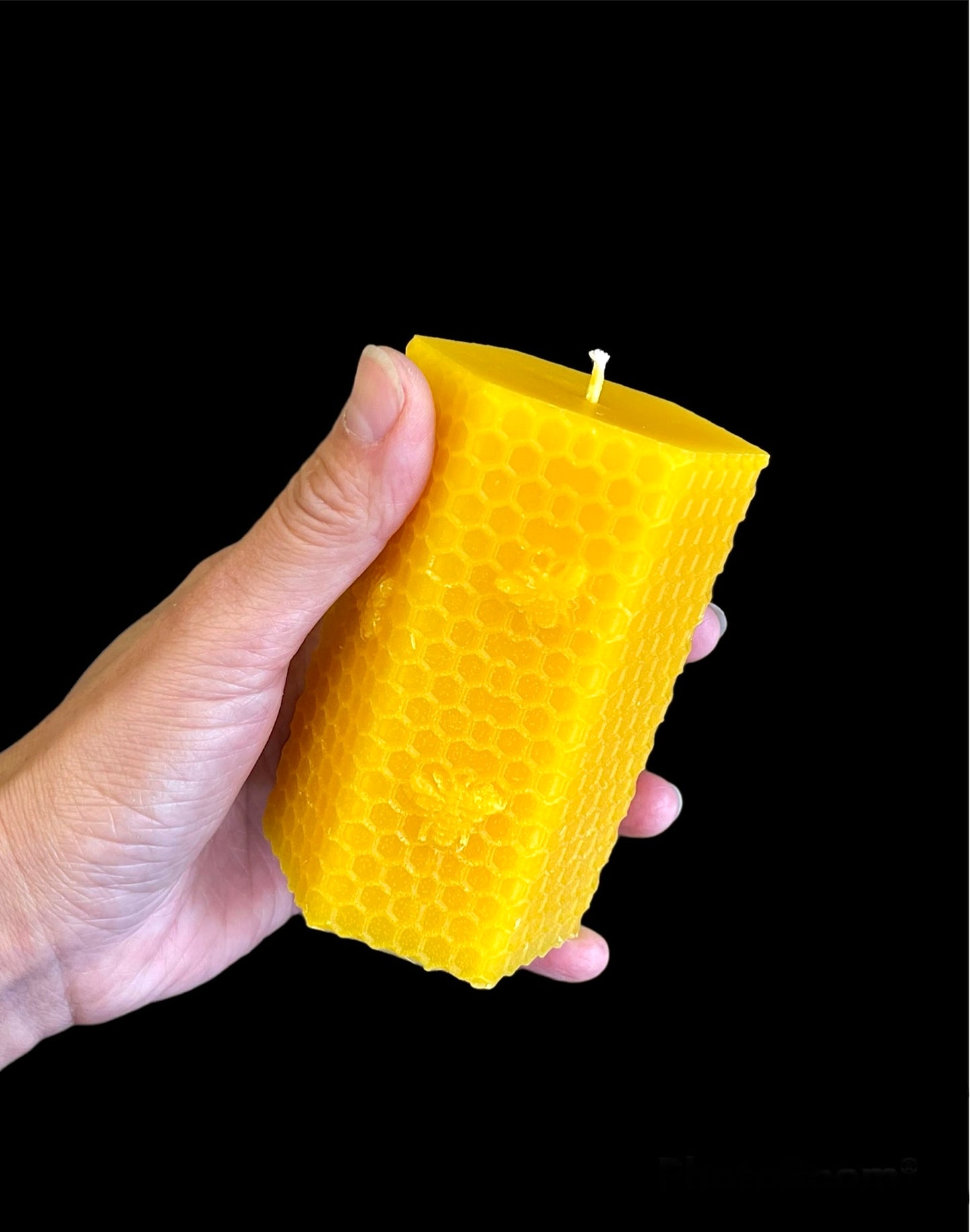 Silicone hexagonal Pillar candle Mold - honeycomb honeybee mold - 4” x 2.5”