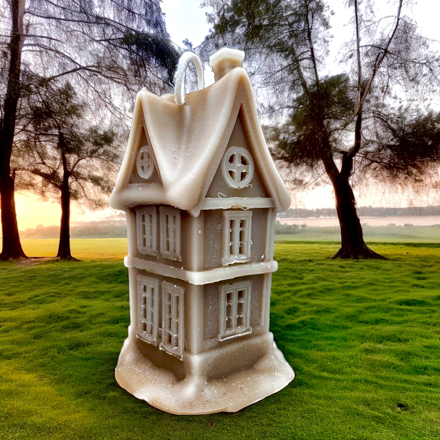 3D silicone cottage house mold - 4.7”