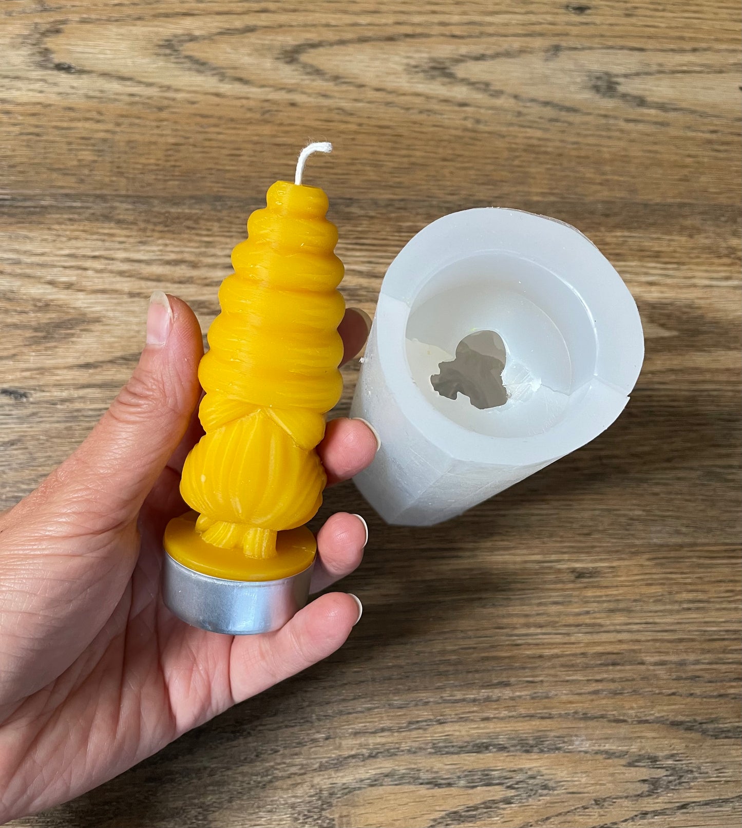 4” 3D bee goddess mold for candle soap resin chocolate
