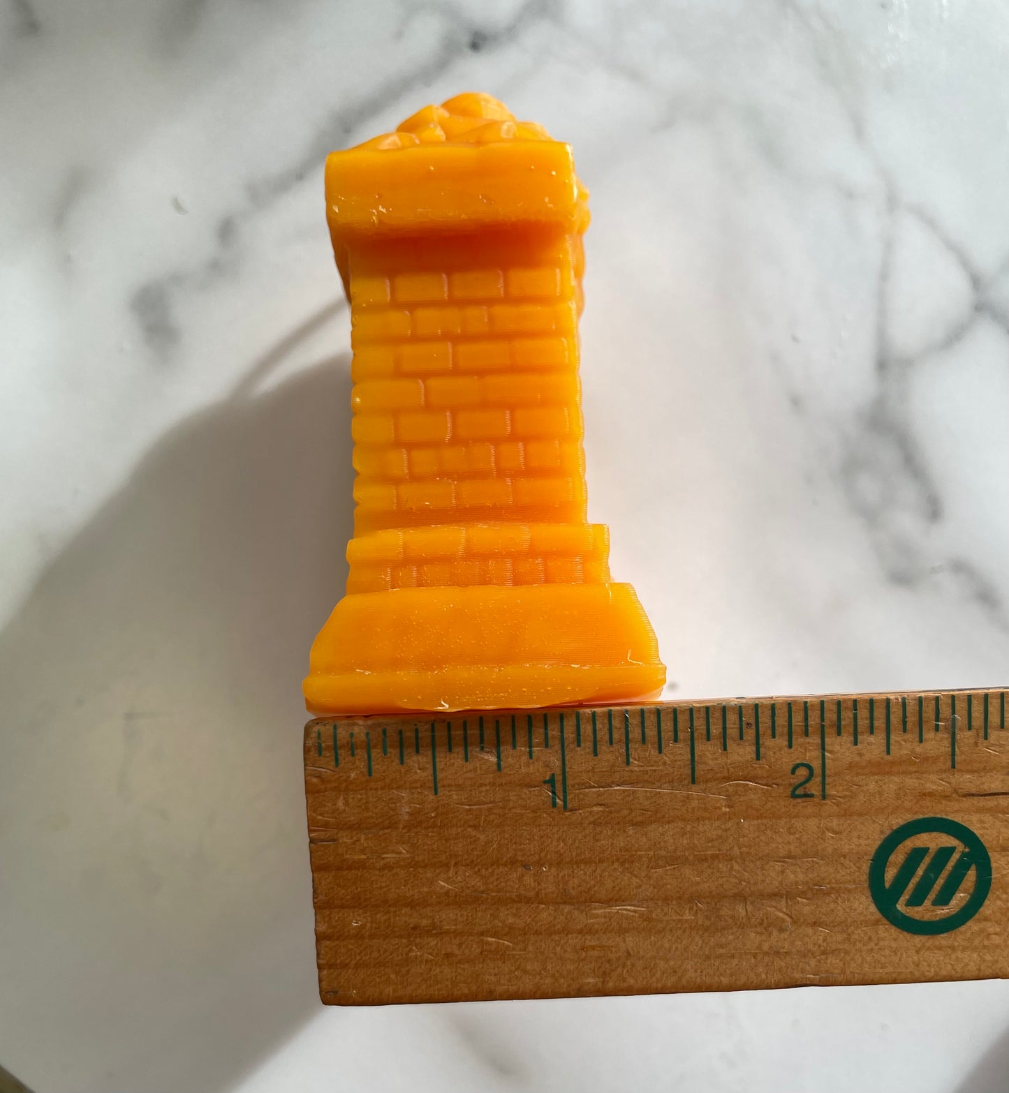 3D silicone fireplace mold for candle soap ornament