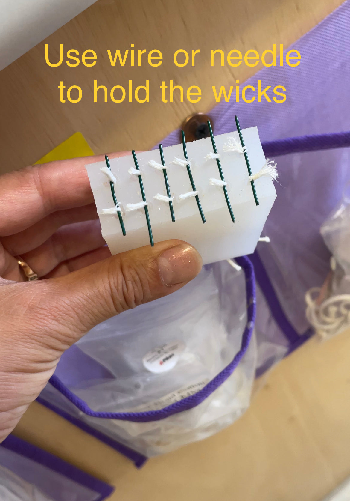 Mini birthday candle mold , 12 cavities