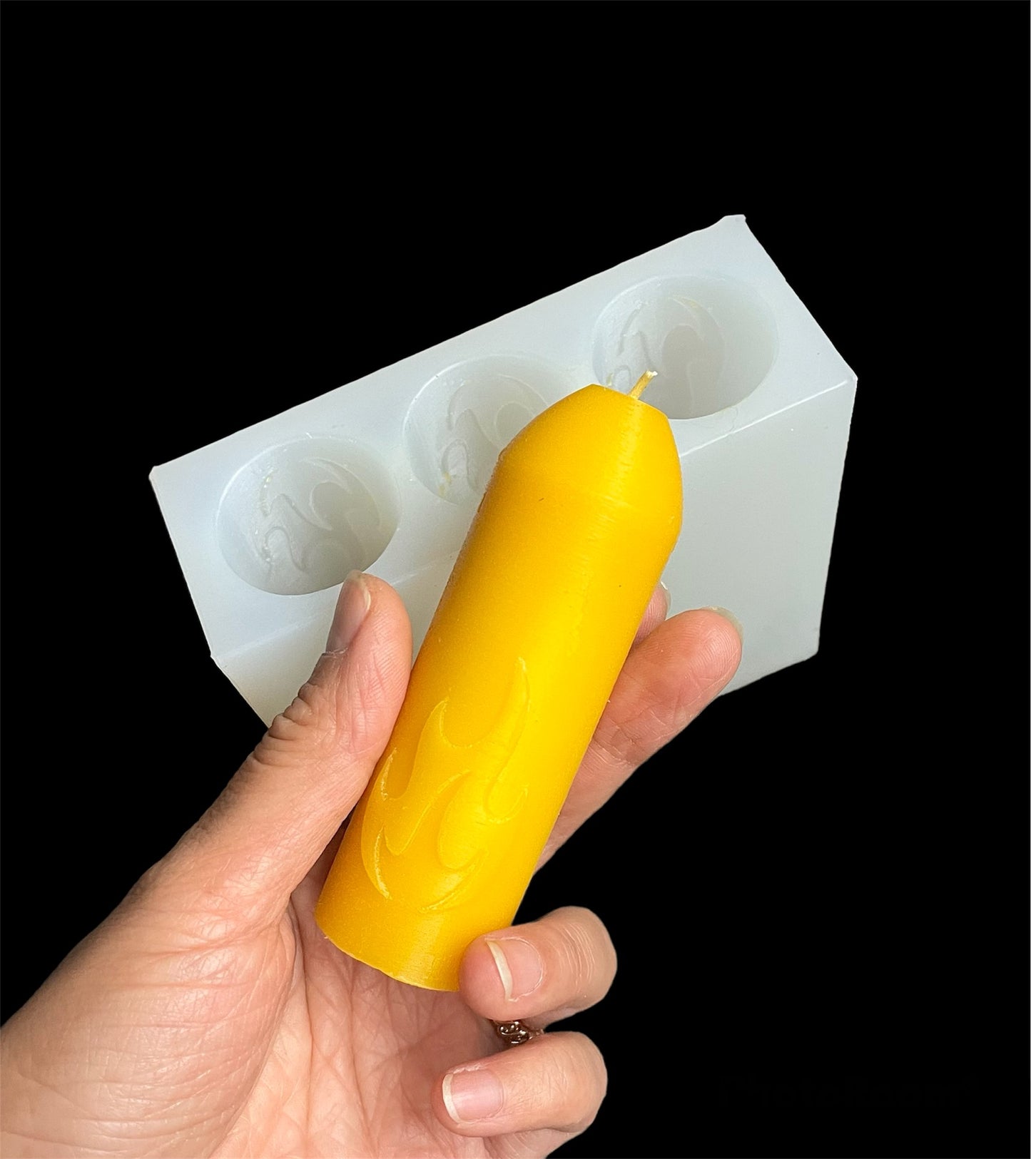 New style 15 hr emergency taper candle mold - fit in UCO candle lantern