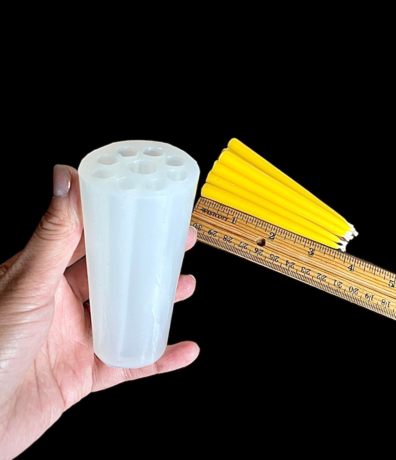 3.5” silicone mini taper mold