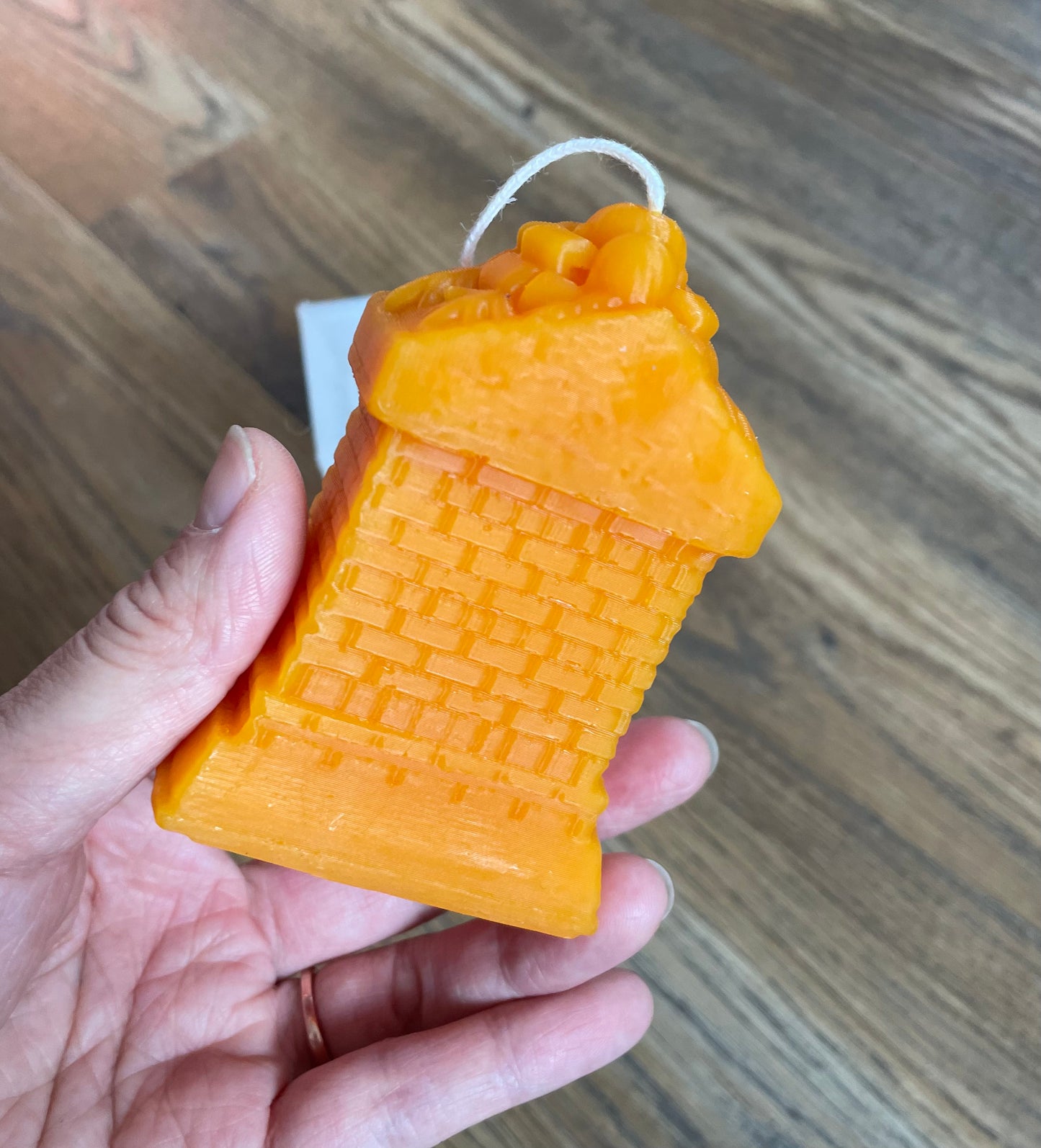 3D silicone fireplace mold for candle soap ornament