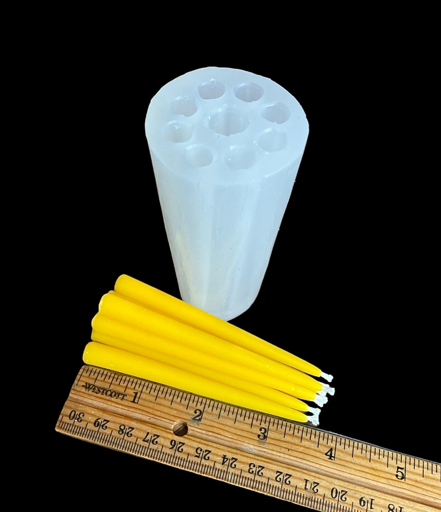 3.5” silicone mini taper mold