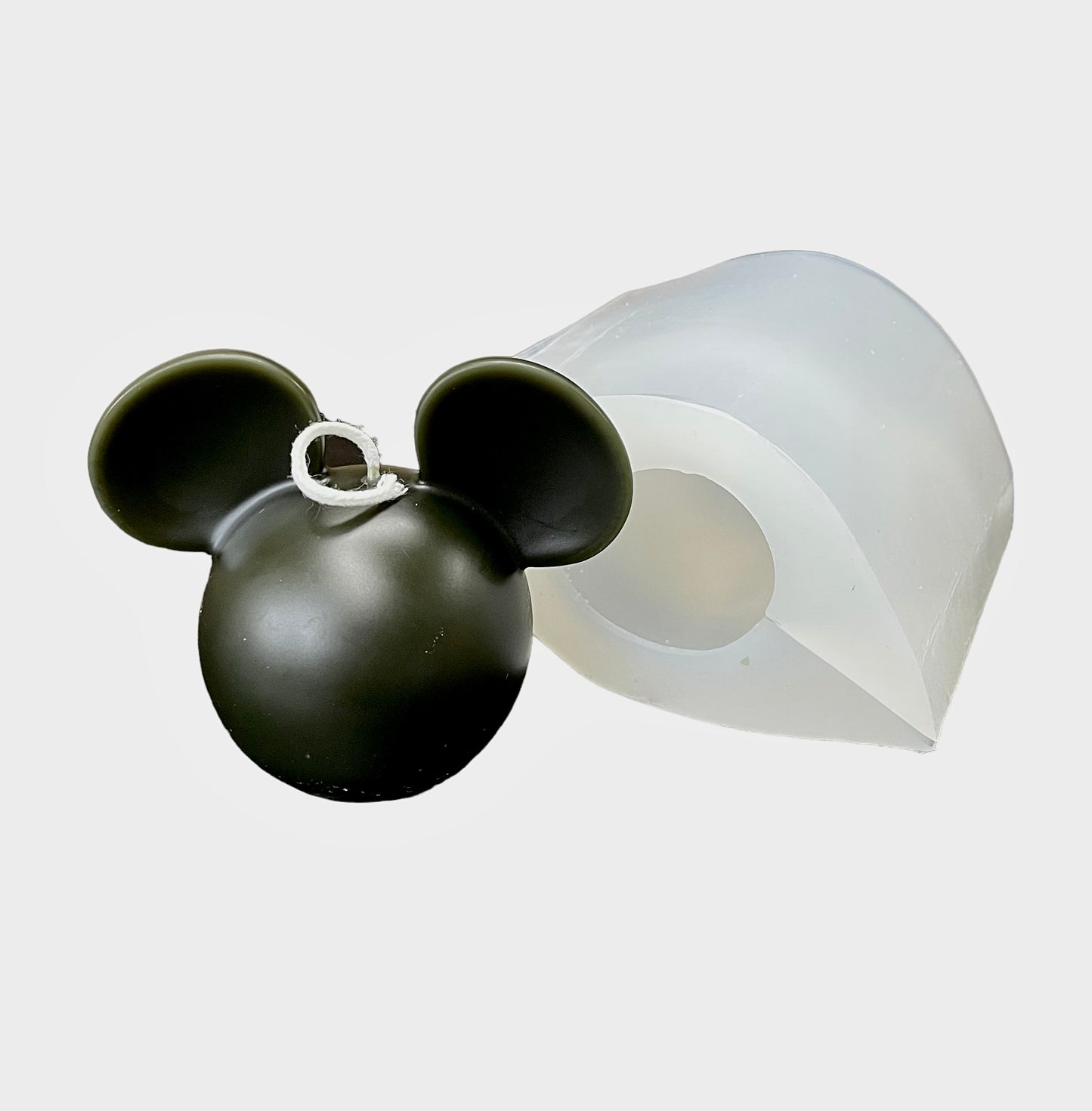 3D silicone Mickey Mouse mold for candle soap resin chocolate