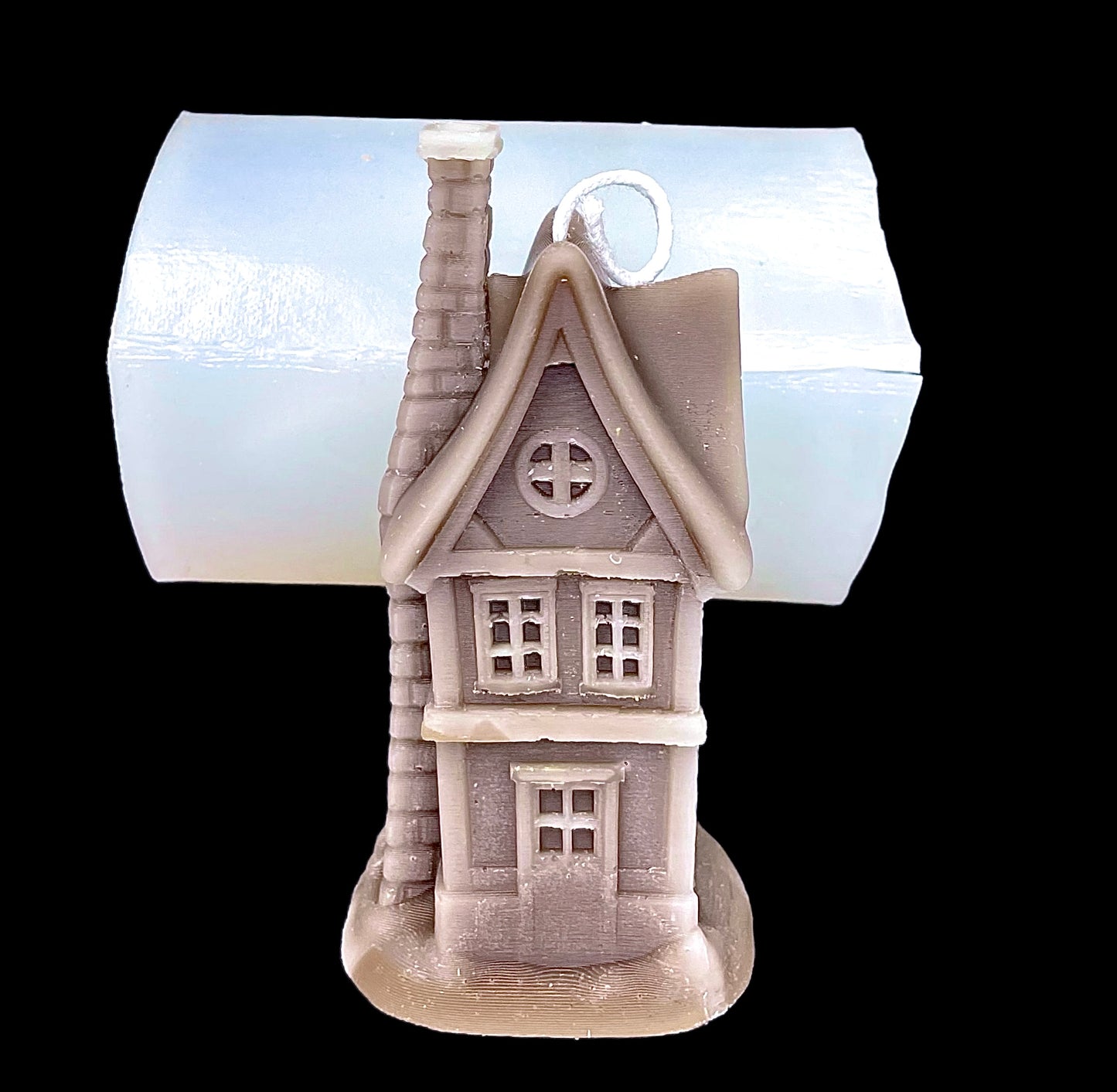3D silicone cottage house mold - 4.7”