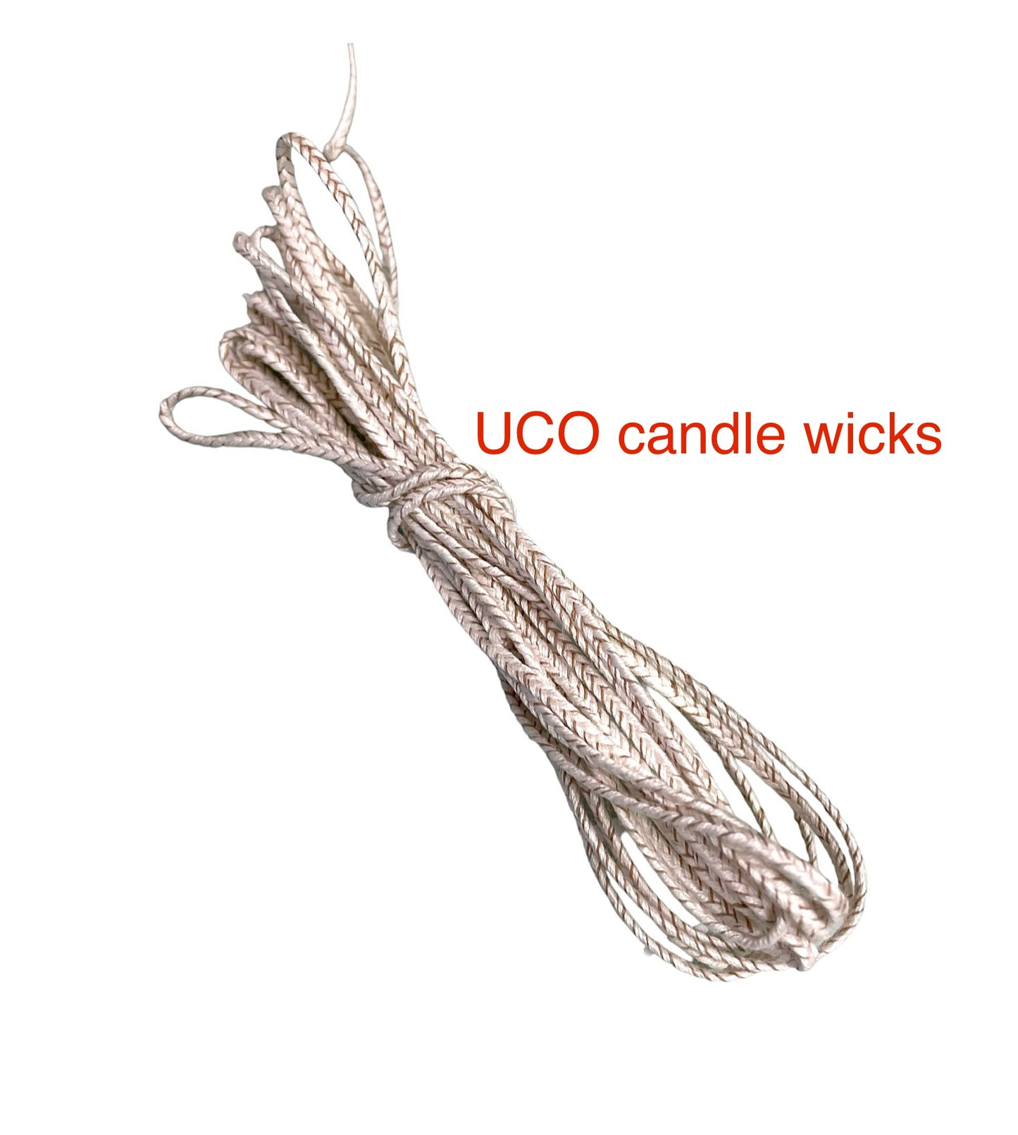 10 yards square braid candle wick - cotton wicks- 3/0 - 5/0 - 4/0 - 2/0 - 1/0 - uco candle wick
