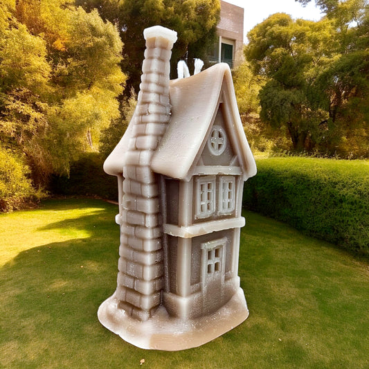 3D silicone cottage house mold - 4.7”