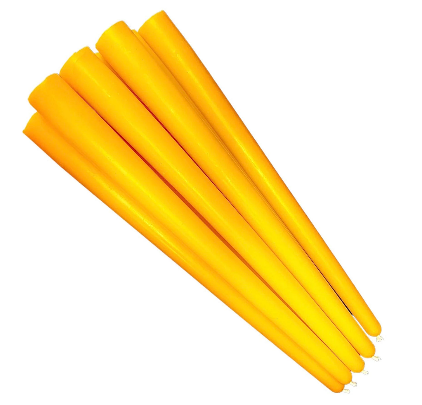 100% Pure beeswax taper candles 9.5” - set of 8