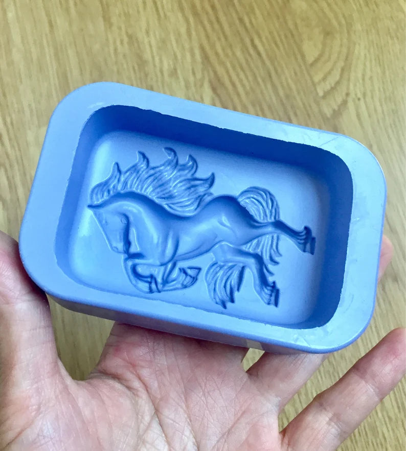 Silicone honeybee soap Mold - horse - honey bee - honeycomb - compass - homemade