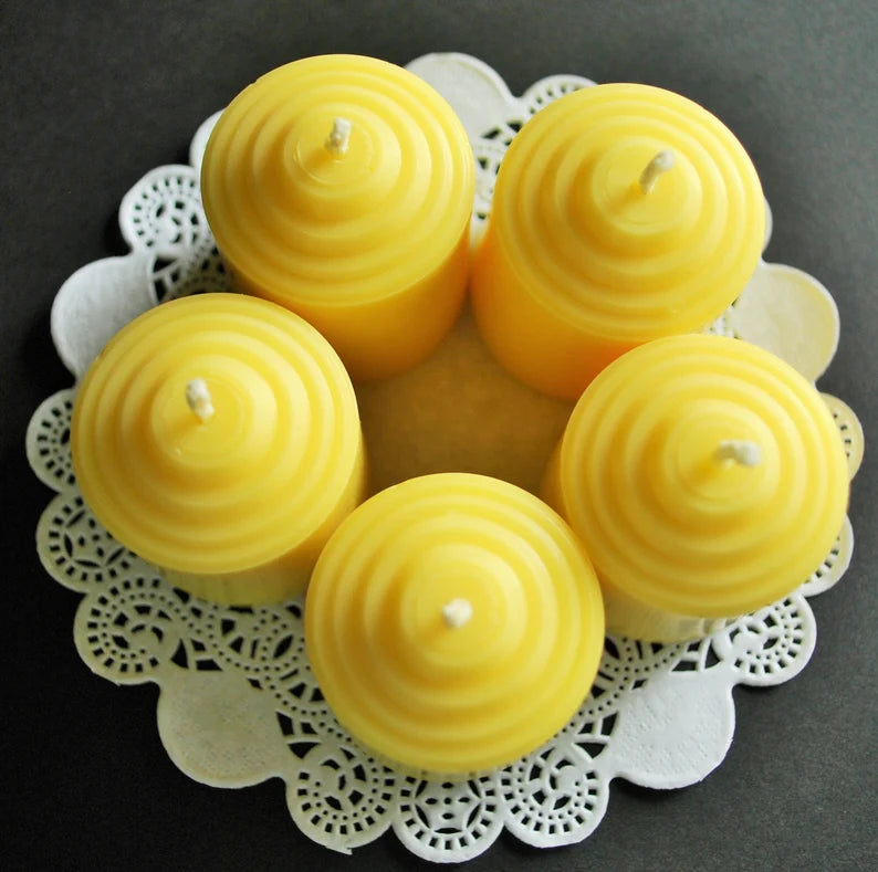 silicone votive candle mold - 4 cavities - soap mould - homemade