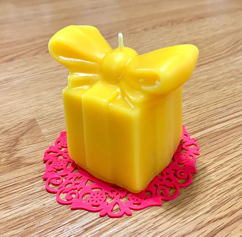 3D Silicone gift box candle soap Mold - resin mold - homemade