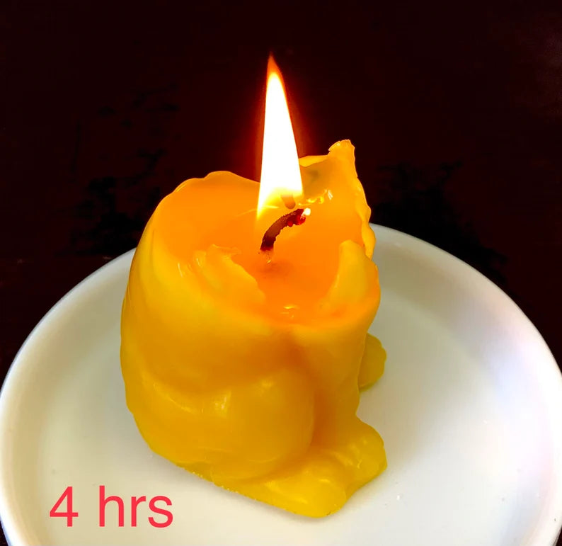 3.75” Silicone wolf candle soap Mold - 3D howling wolf mold - homemade