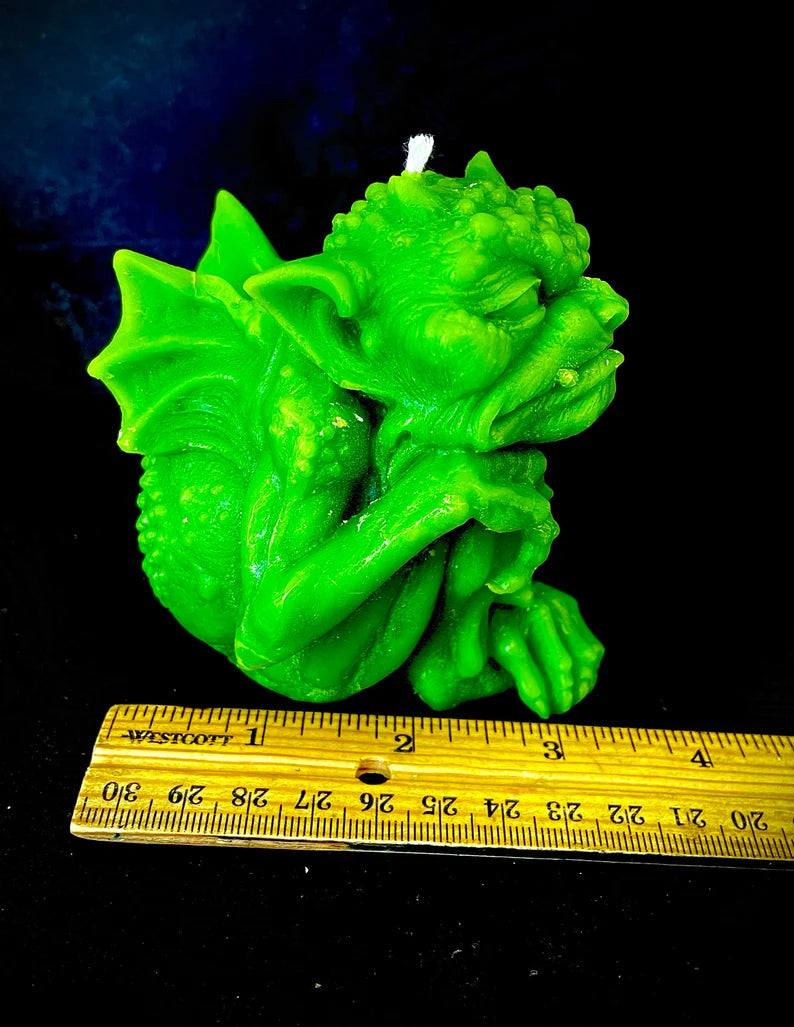 3D Silicone gargoyle Mold - gargoyle candle soap resin mold - handmade - 3.75”