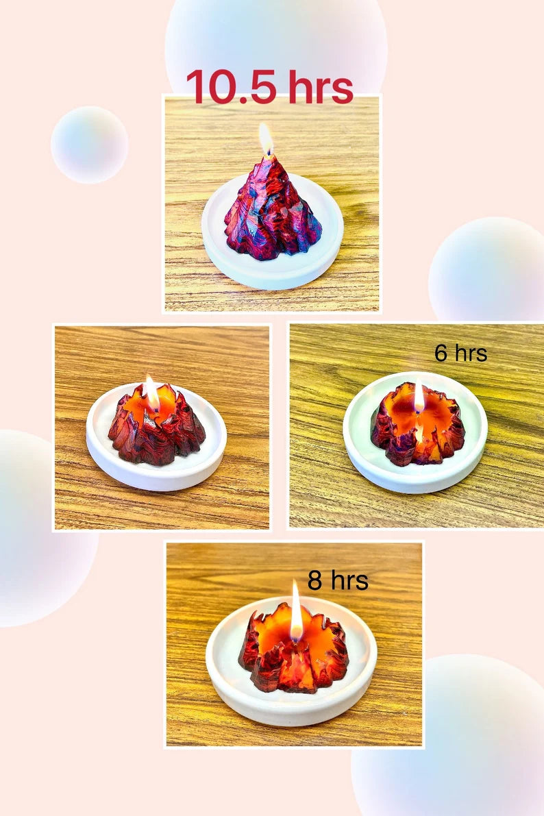 3D silicone iceberg mold - food grade - candle soap resin