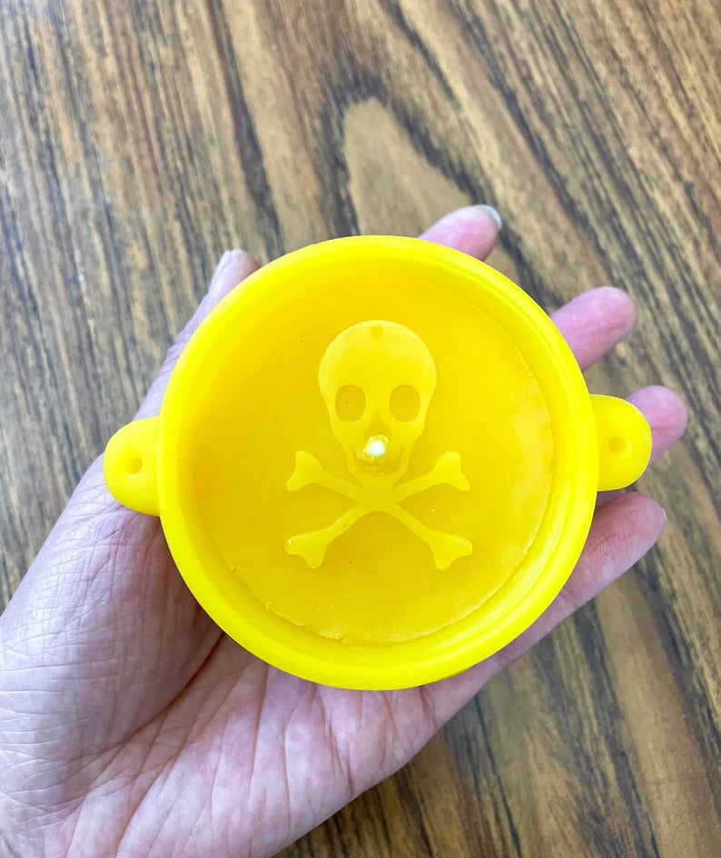 3D Silicone witch pot Mold - witch cauldron mold - ritual spiritual magic candle mold - homemade