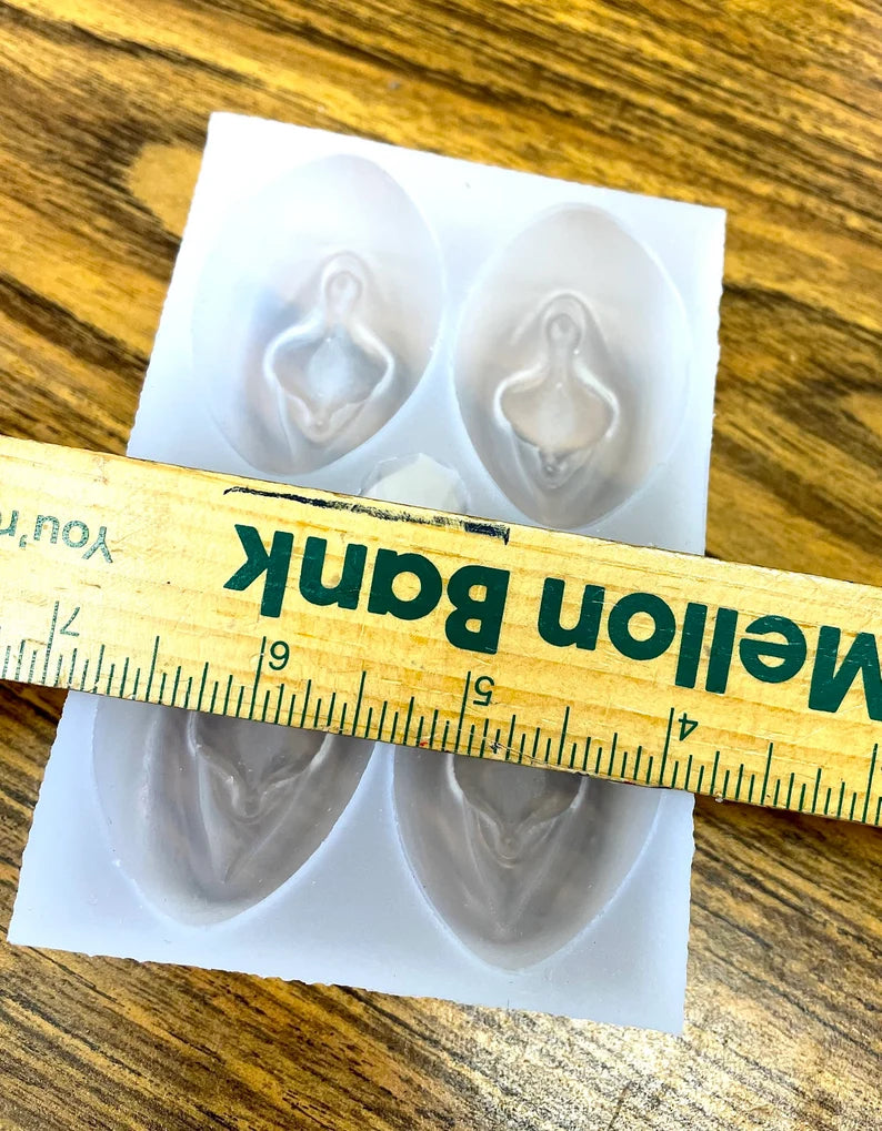silicone Vagina penis Mold - vulva Yoni dick lingam mold - food grade mold - chocolate ice cube jello jewelry pendant
