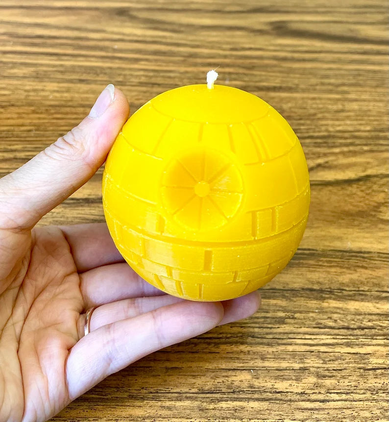 3D silicone ball mold - 3” - ball sphere candle soap bath bomb resin mold - death star mold - planet mold