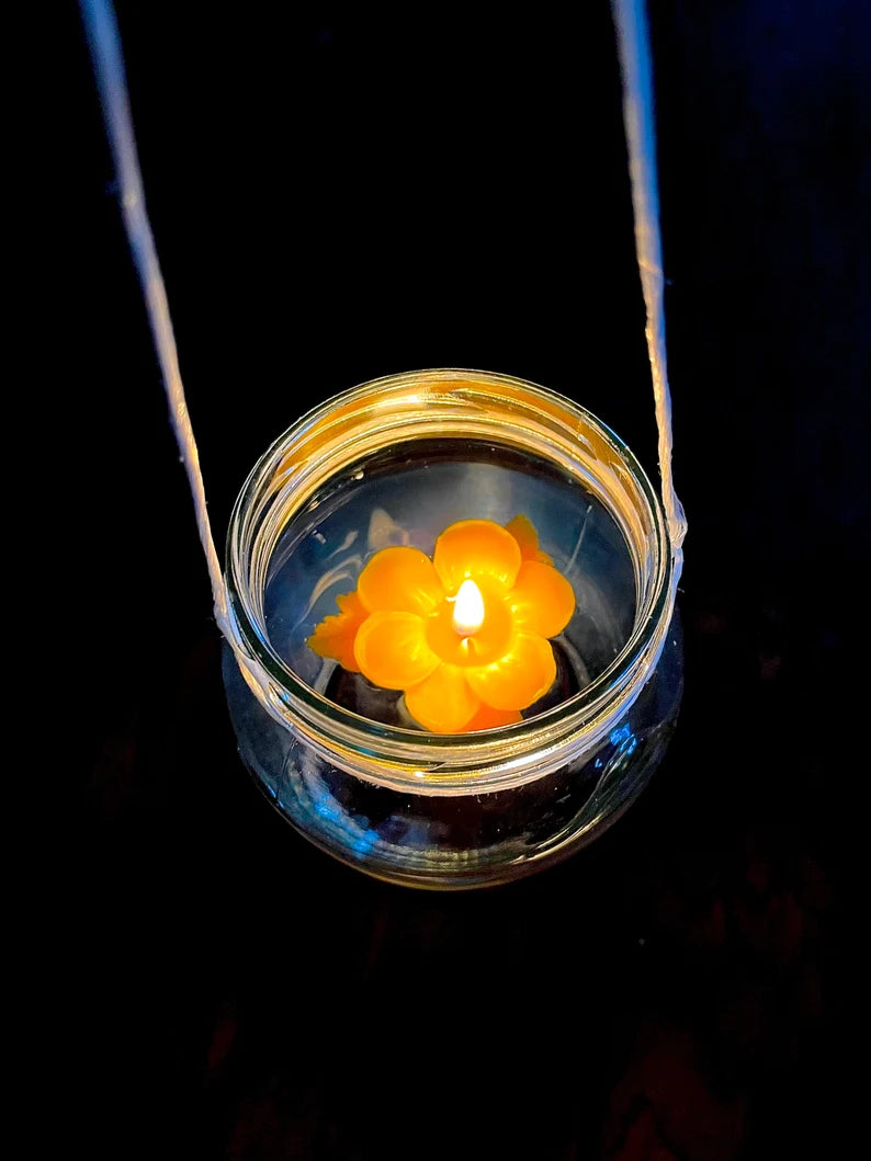 3D silicone floating flower candle mold - soap resin mold - wedding favor candle mold