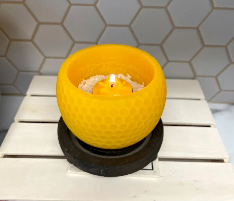 Silicone honeycomb container mold - honeycomb planter mold - concrete resin mold - luminary mold