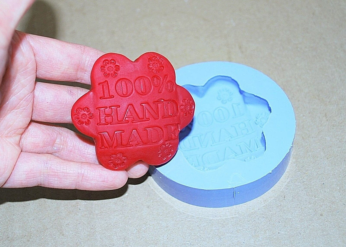 Silicone Mold - silicone flower mold - handmade mold - flower soap mold - handmade soap mold - Polymer Clay Resin