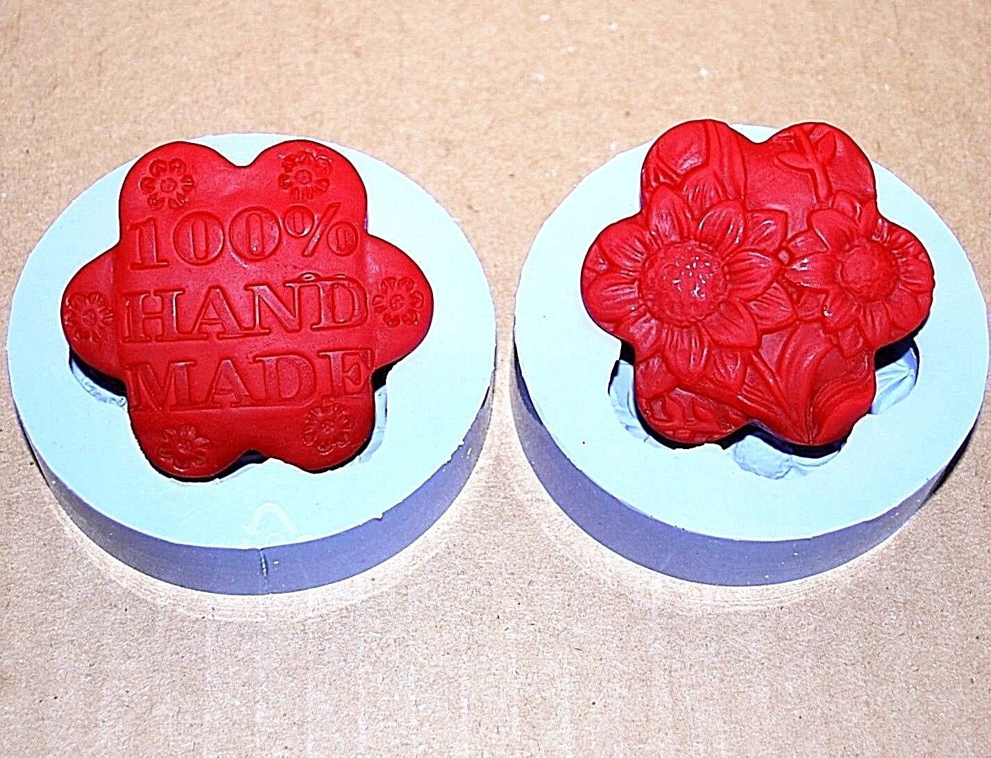 Silicone Mold - silicone flower mold - handmade mold - flower soap mold - handmade soap mold - Polymer Clay Resin