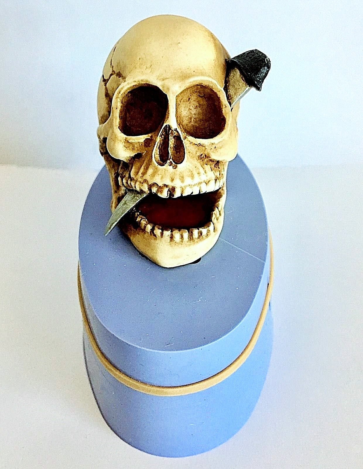 3D Silicone skull Mold - candle - soap - resin - halloween