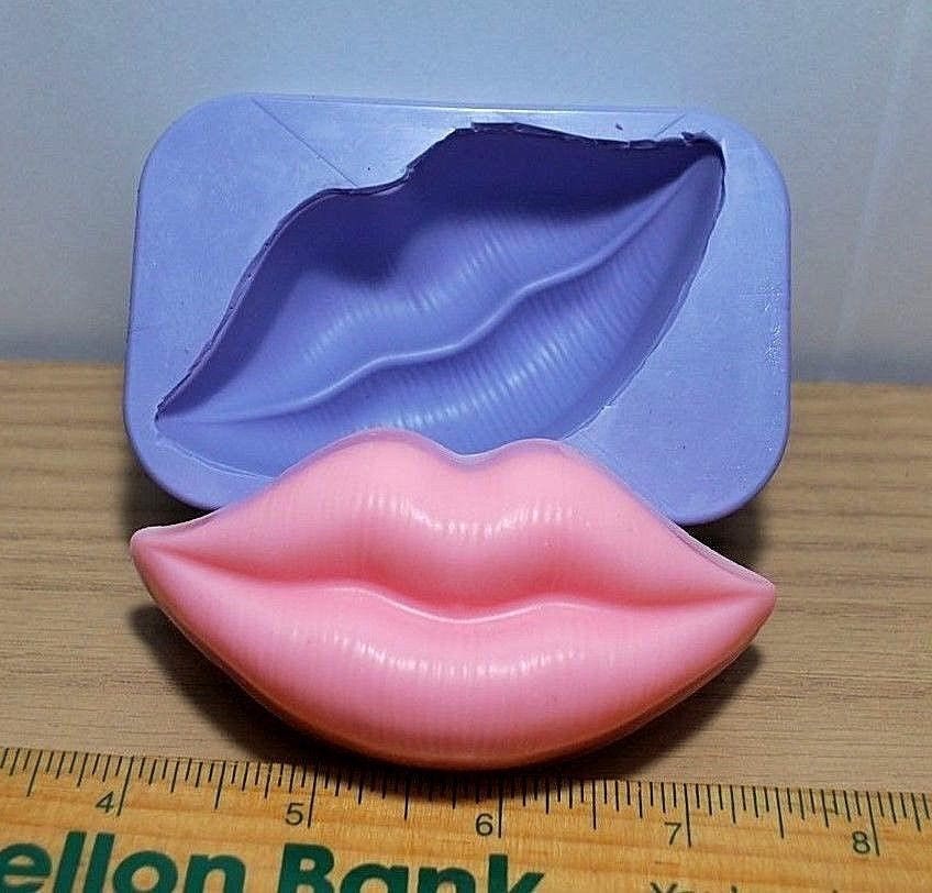 Silicone lip Mold - lip soap mold - big lip Mold - silicone mouth mold - sexy lip mold - homemade soap mold