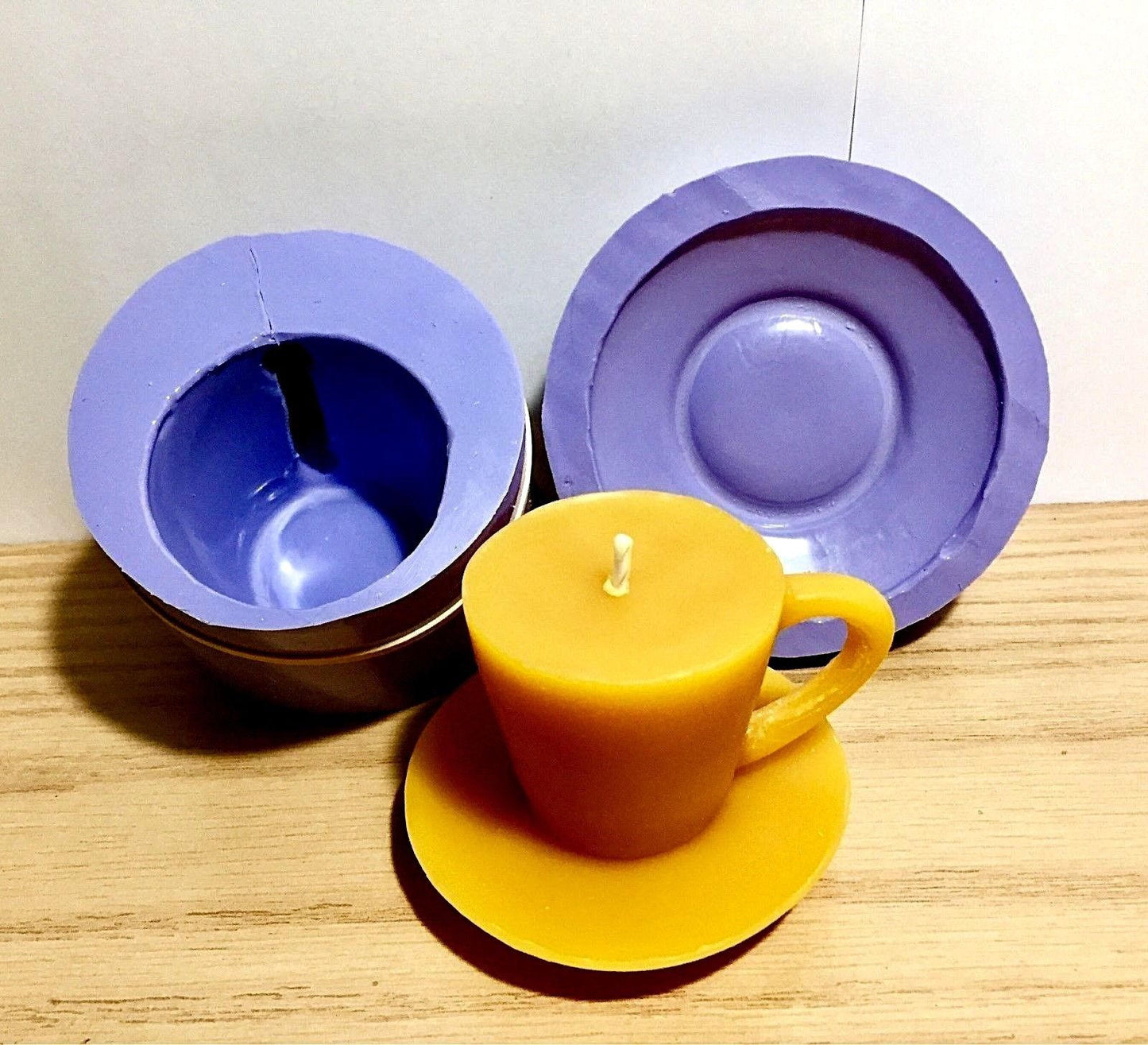 Silicone Mold - Silicone cup Mold - silicone candle mold - cappuccino cup mold - Сup and saucer mold - bowl mold