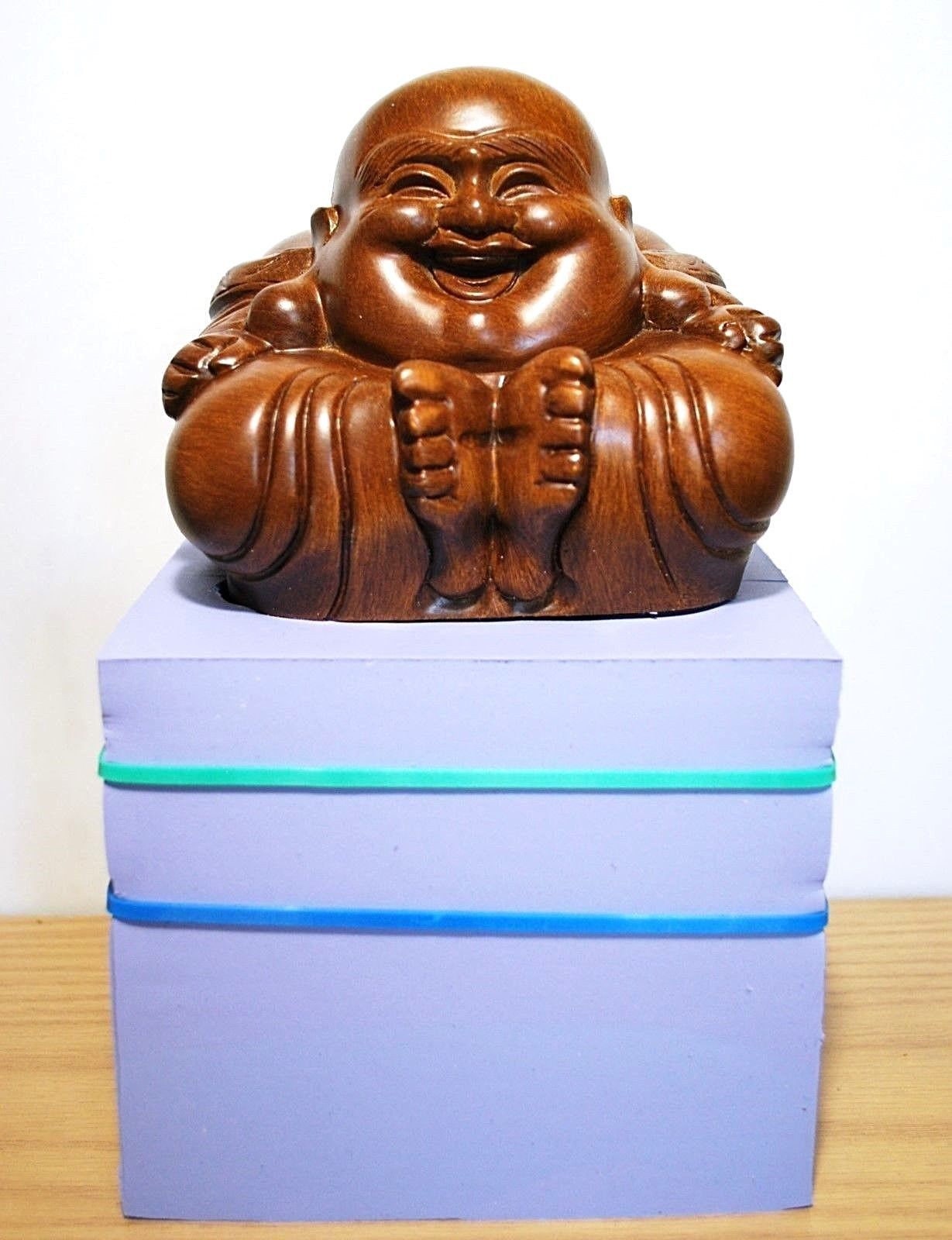 3D Silicone Buddha Mold - smiling Buddha - homemade mold - silicone candle soap mold
