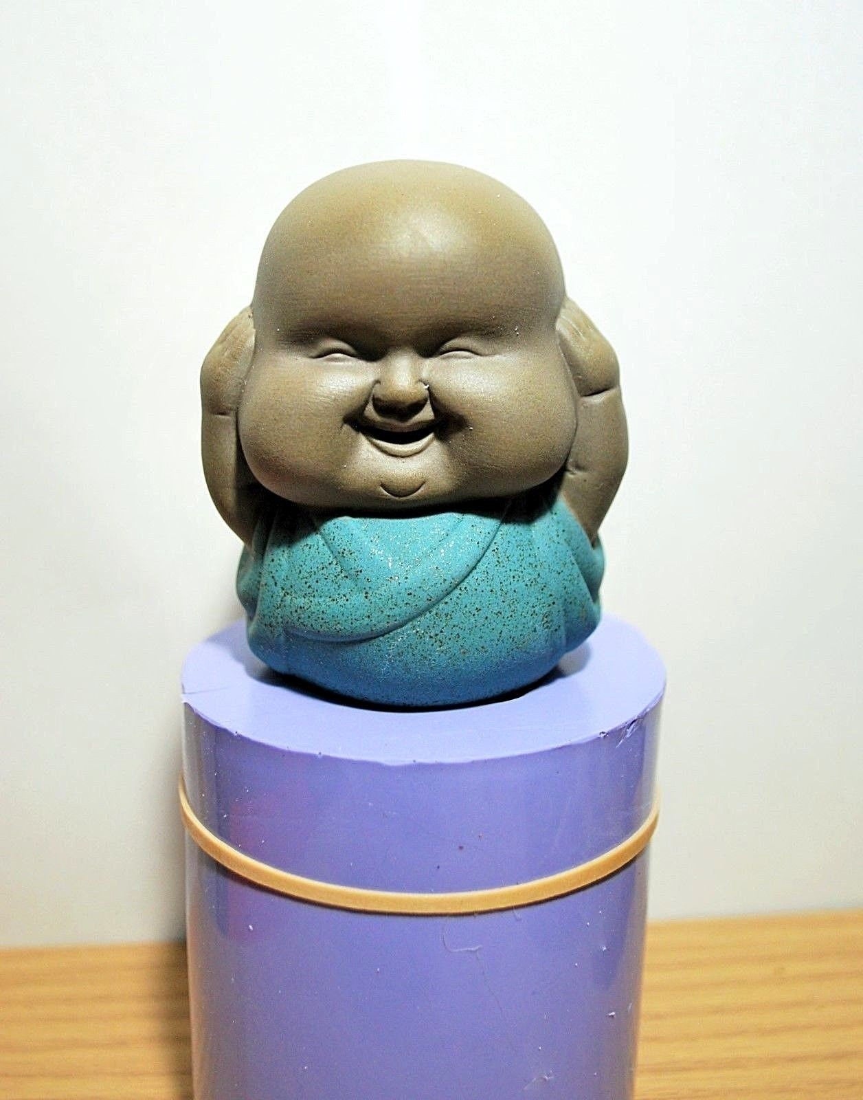 3D Silicone baby monk Mold - Buddha head - Buddha statue - candle - soap - homemade