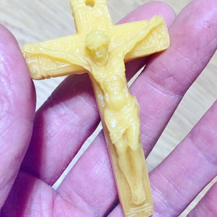 silicone Jesus cross Mold - resin mold - jewelry Pendant - cross charm