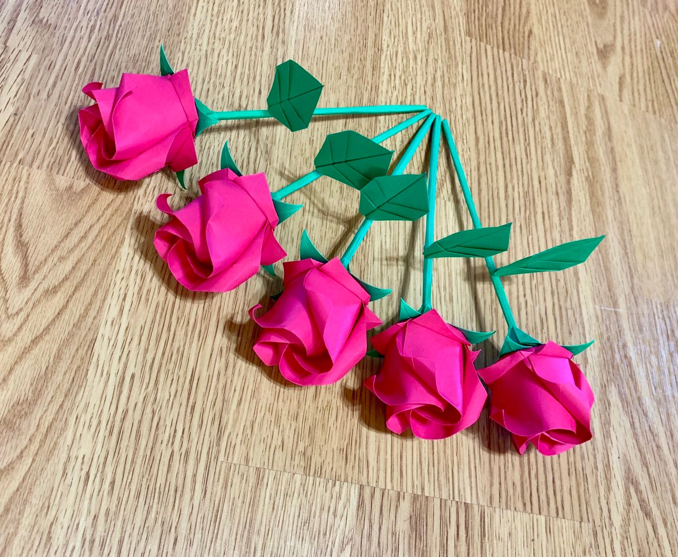 origami Roses - Rose bouquet - paper flowers - origami flowers - anniversary flower bouquet - Wedding Decor - Valentine roses