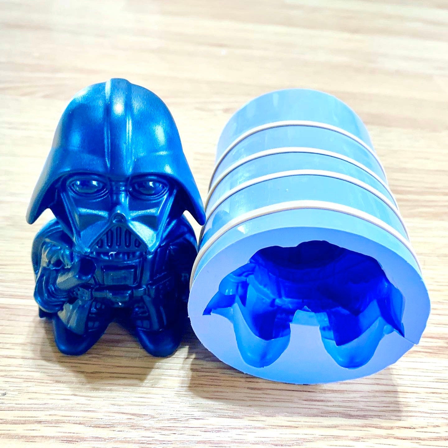 3D Silicone Darth mold - pillar candle soap resin Mold homemade - handmade