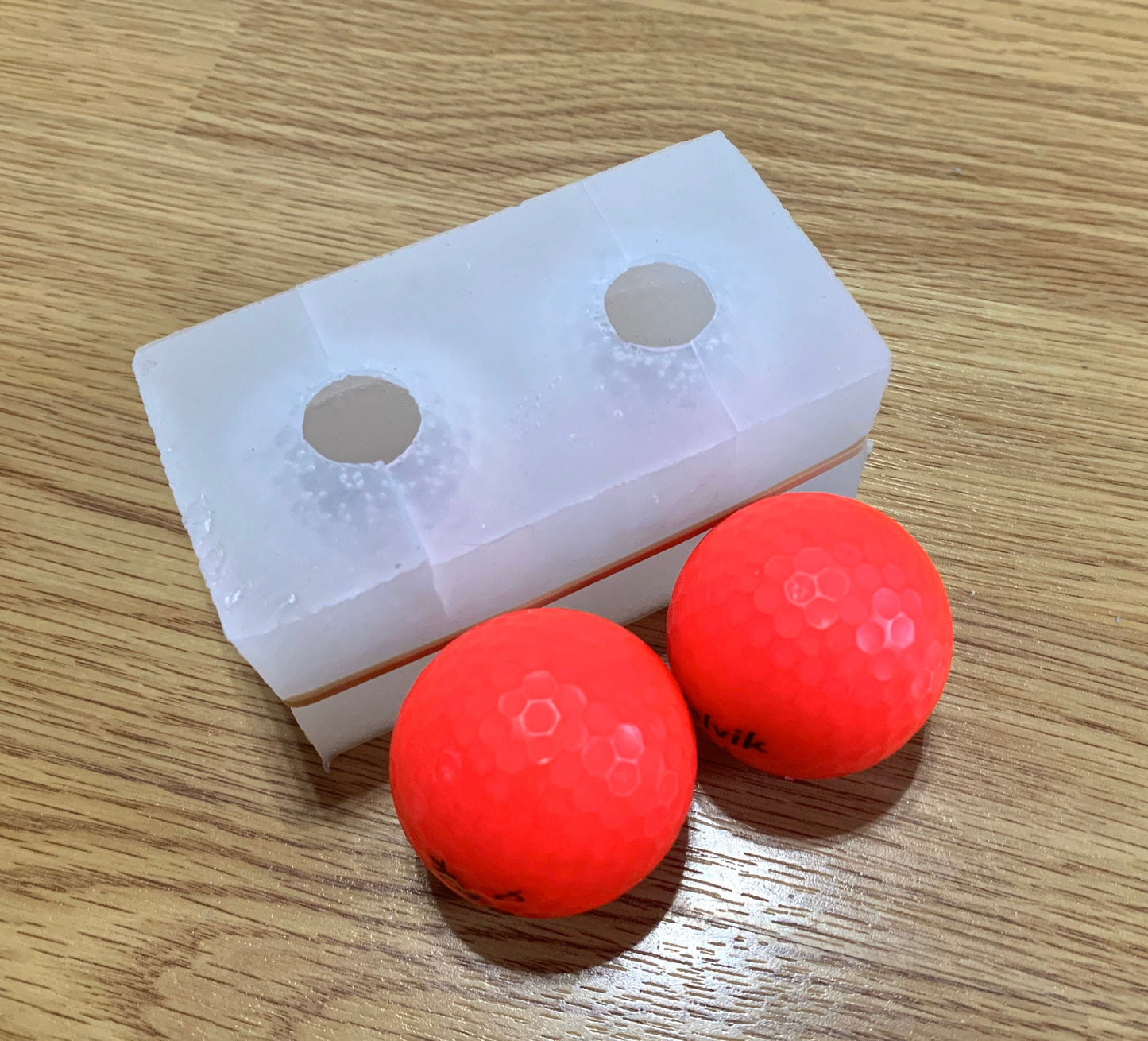 Silicone Golf ball Mold - 3D golf ball Mold - 3D silicone mold - 3d ball mold - silicone ball candle mold - ball soap mold