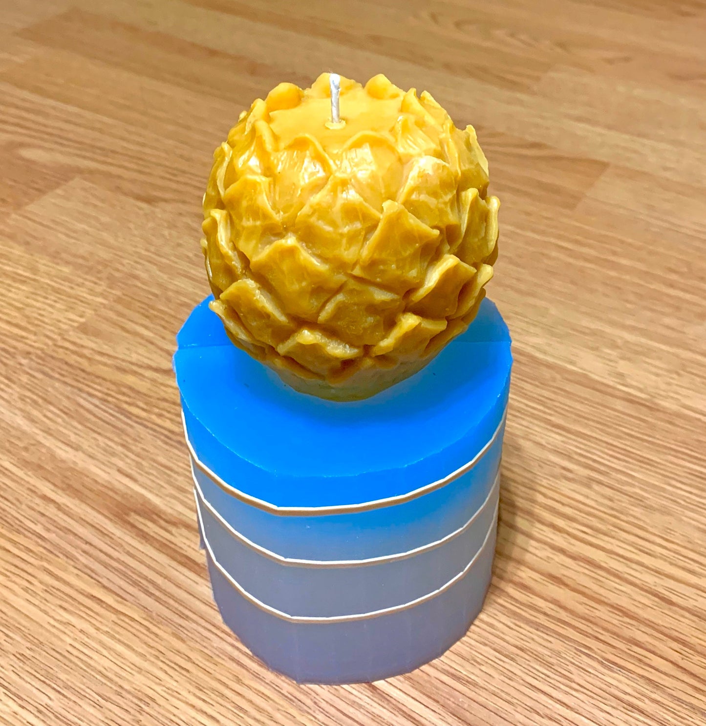 3D Silicone pineapple mold - pineapple candle soap resiN mould - homemade mold - 3.25"