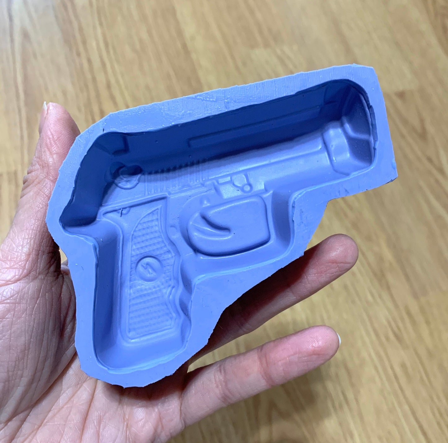Silicone gun Mold - pistol - soap making - candle making - handgun - resin - homemade