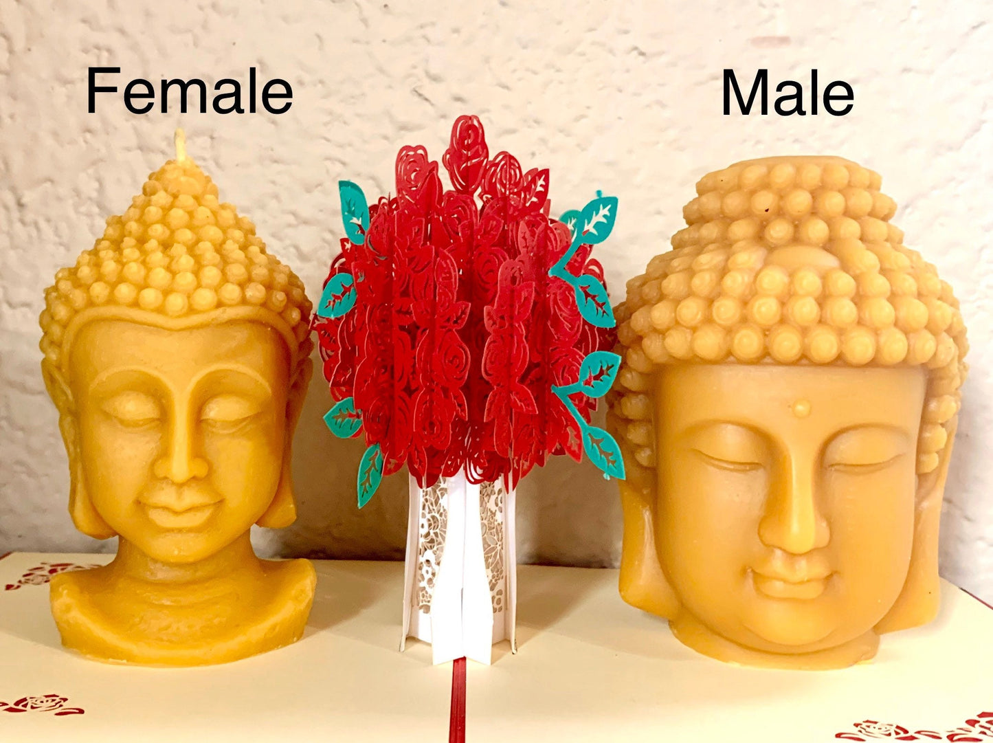 3D Silicone Buddha head Mold - female male Buddha Statue - homemade mold - Candle Resin mold