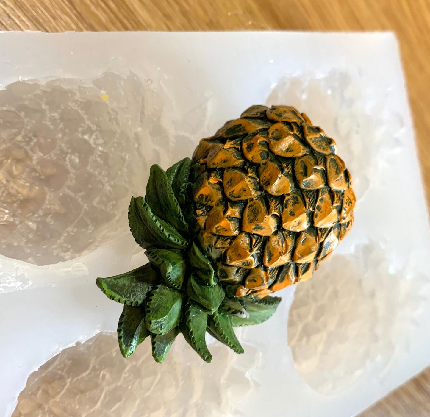 Food grade silicone pineapple mold - resin chocolate jewelry jello wax melt soap mold - homemade