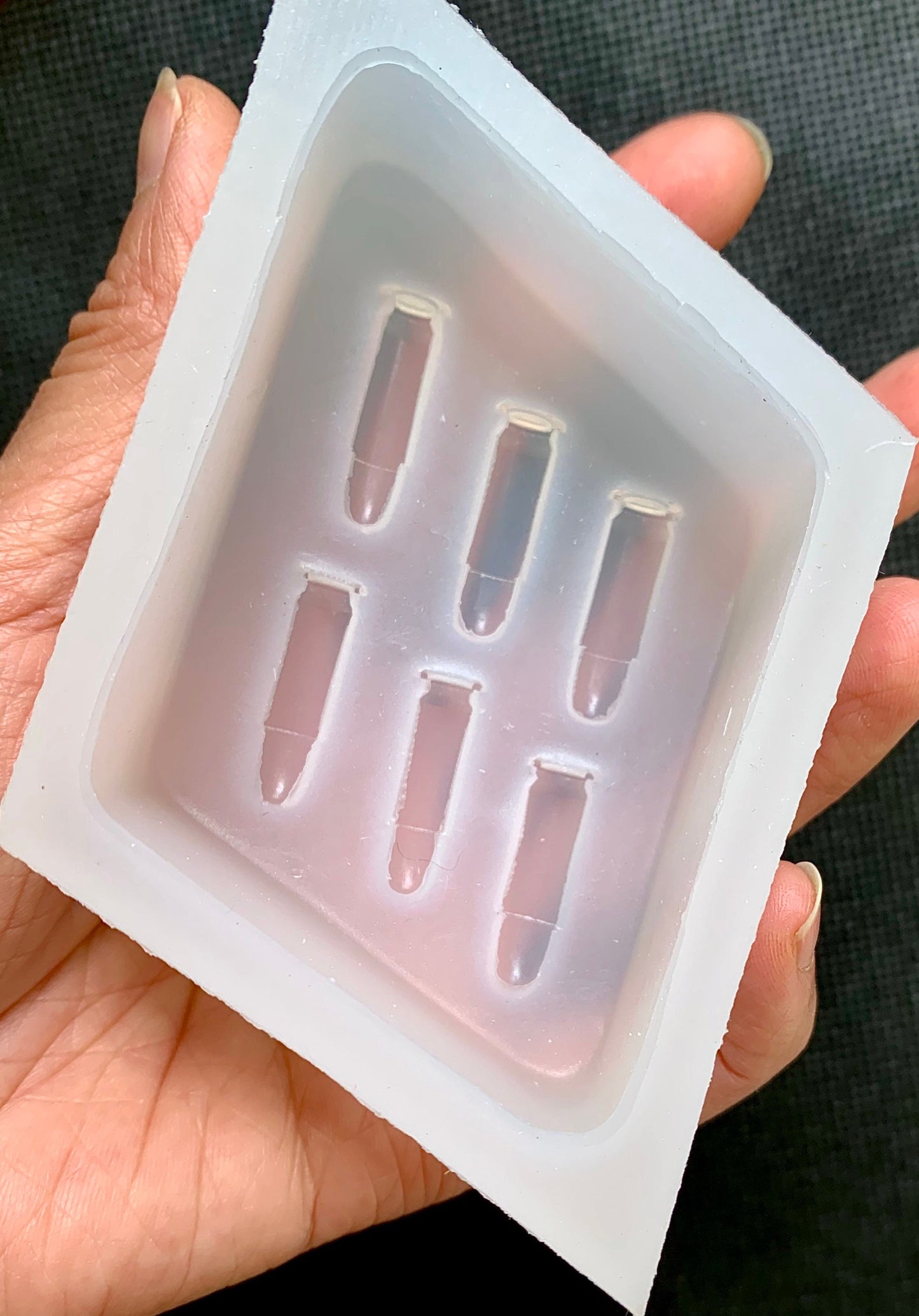 Silicone bullet soap Mold - massage bar mould - hunter's soap - lotion bar mold - Homemade