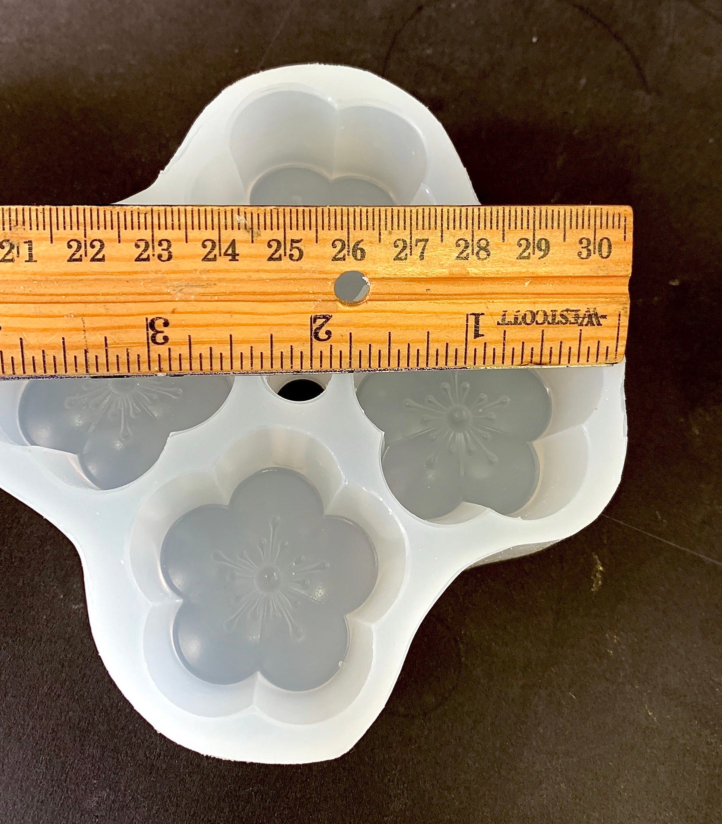 Silicone flower Mold - votive candle mold - floating candle mold - flower soap - soap making - cherry blossom mold