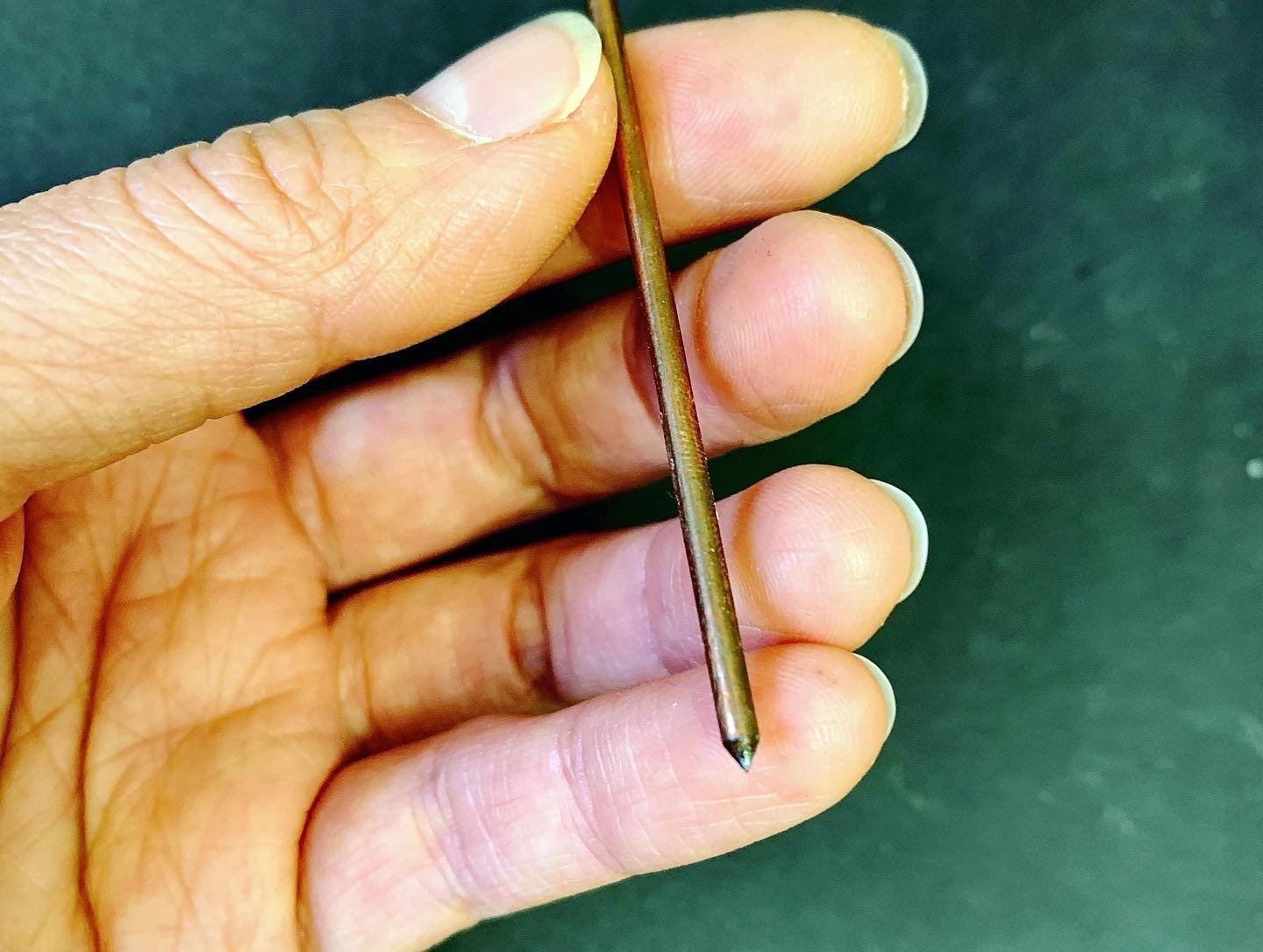 15” long wicking needle for candle making