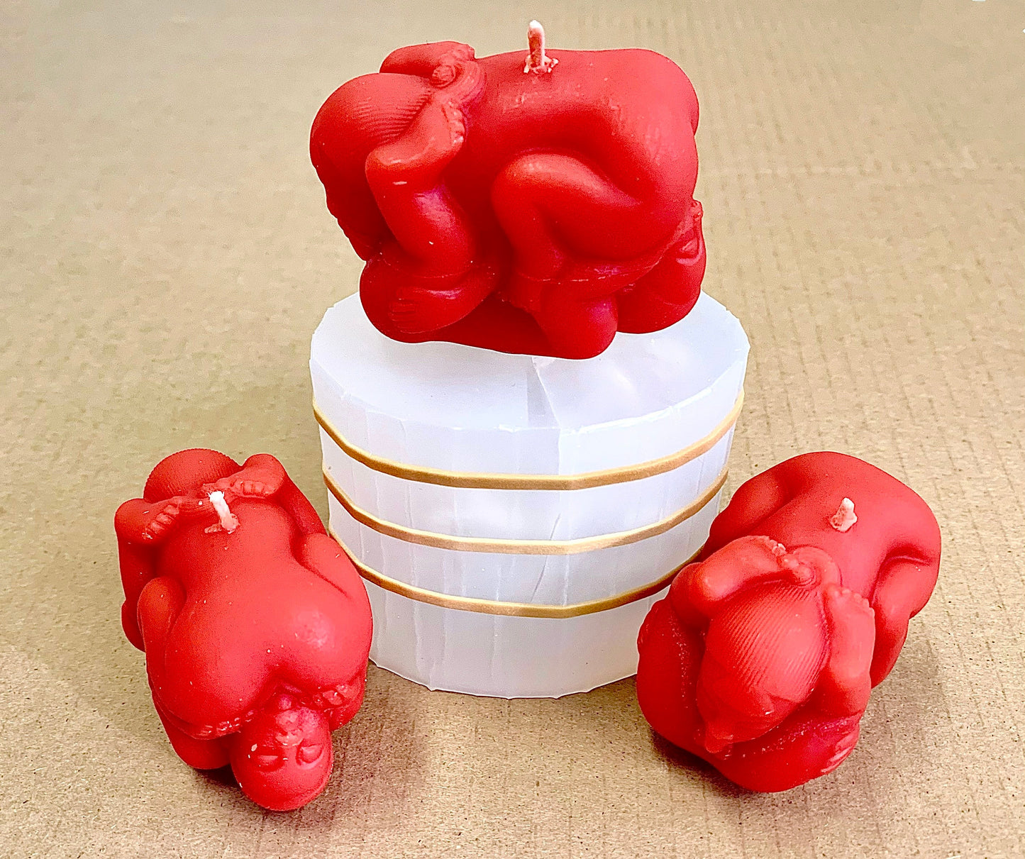 3D Silicone candle Mold - Mature sexy item - 69 mold - lotion bar mold - homemade