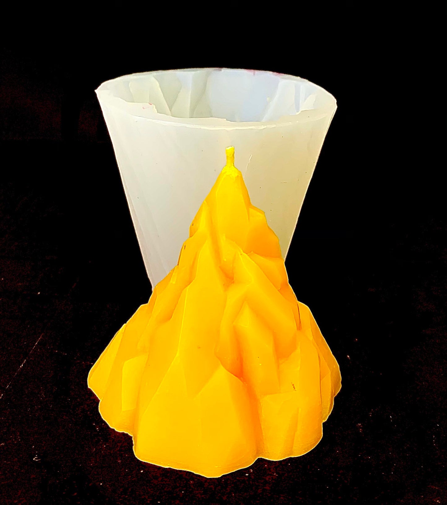 3D silicone iceberg mold - food grade - candle soap resin